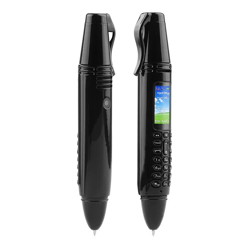 Pen Shaped Cell phone UNIWA AK007 0.96 Inch Screen Dual SIM Card GSM Magic Voice Mobile Phone