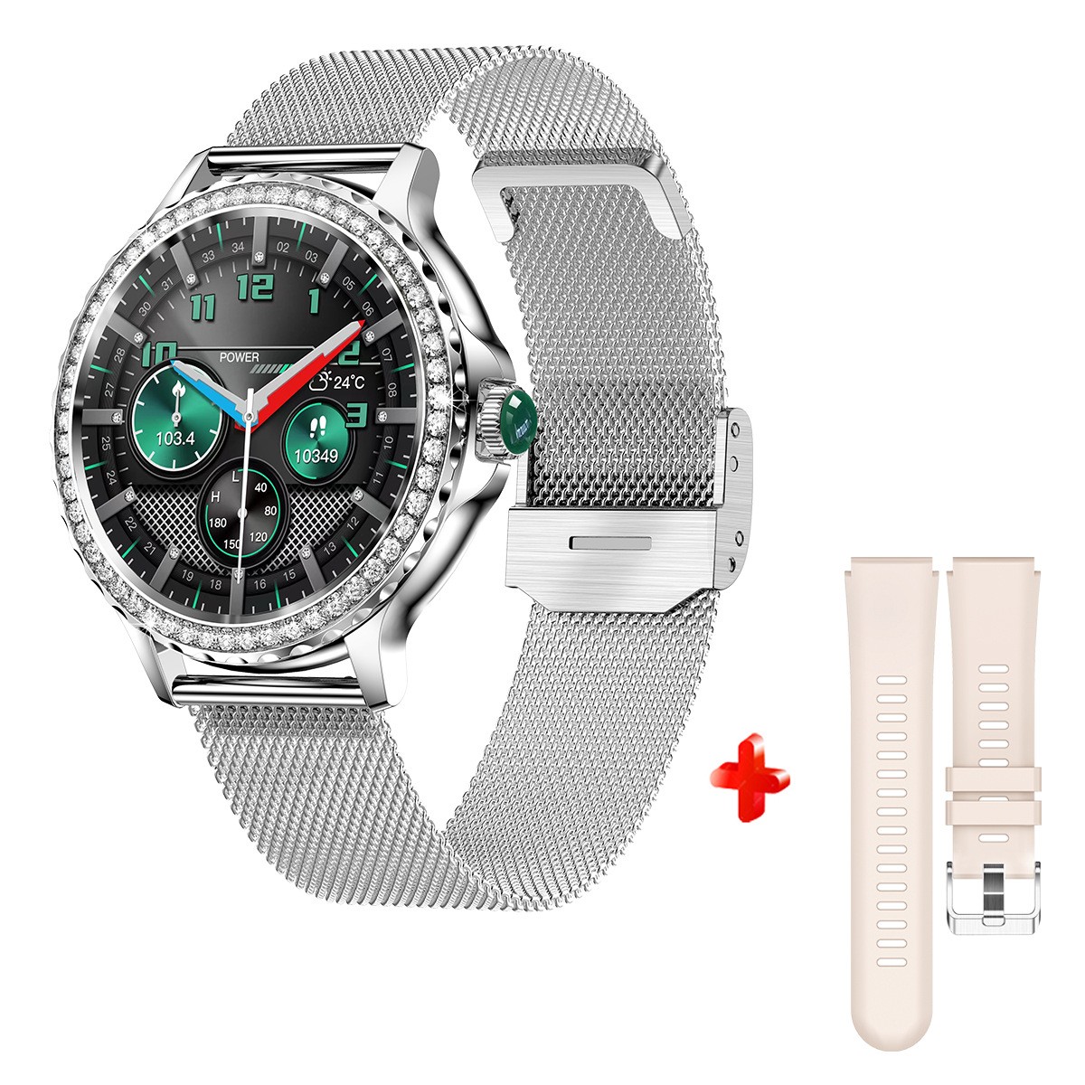 23 Years Newest Diamond Encrusted Ladies Luxury Smartwatch