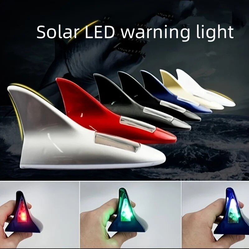 Shark Fin Solar Warning Light for Car-Hot Sale~?(buy 1 get 1 free)