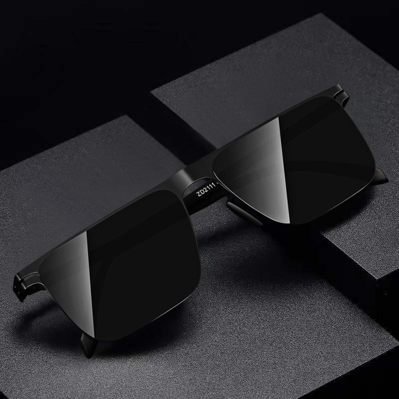 Deluxe HD Sunglasses Space Memory Frame Nylon Lens