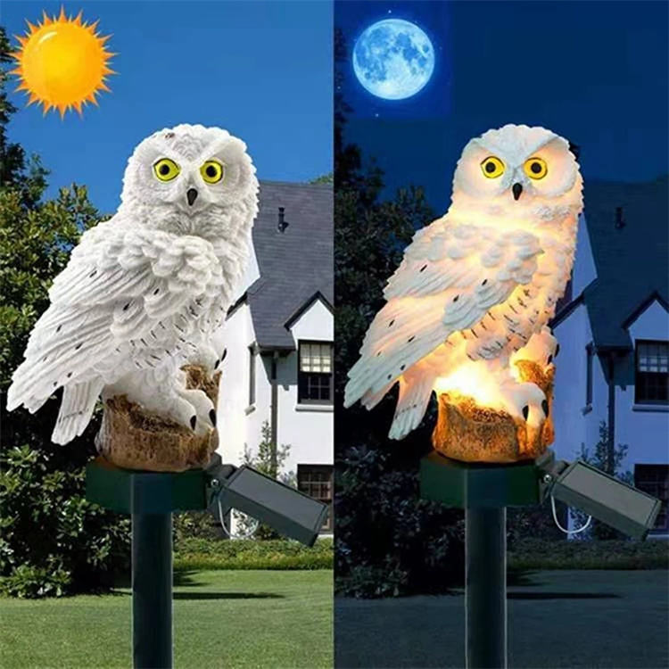 Outdoor Solar Owl Garden Decorative Lights