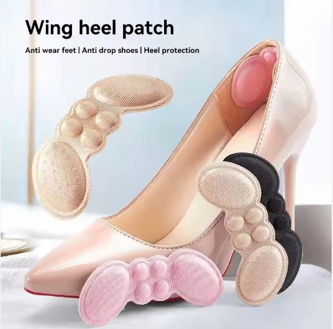 High-heeled shoes anti-slip stickers heel stickers anti-abrasion anti-drop heel magic weapon