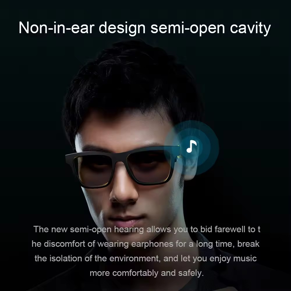 Bluetooth Black Technology Cool Multifunctional Listening and Talking Glasses