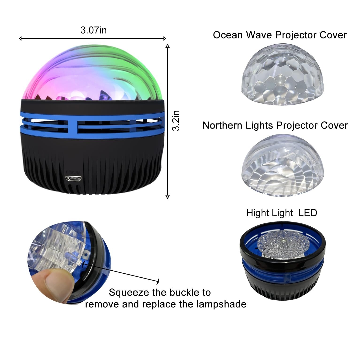 Northern Lights and Ocean Wave Projector