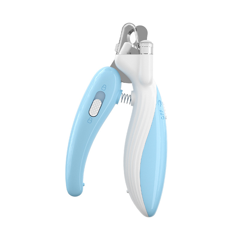 Professional Pet Nail Clipper with LED Light Anti-Splash