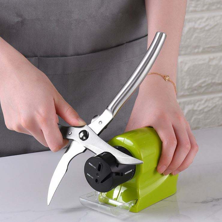 Electric Knife SharpenerKitchen Multifunction Automatic Knife SharpenerFruit Knife Driver Knife Sharpener