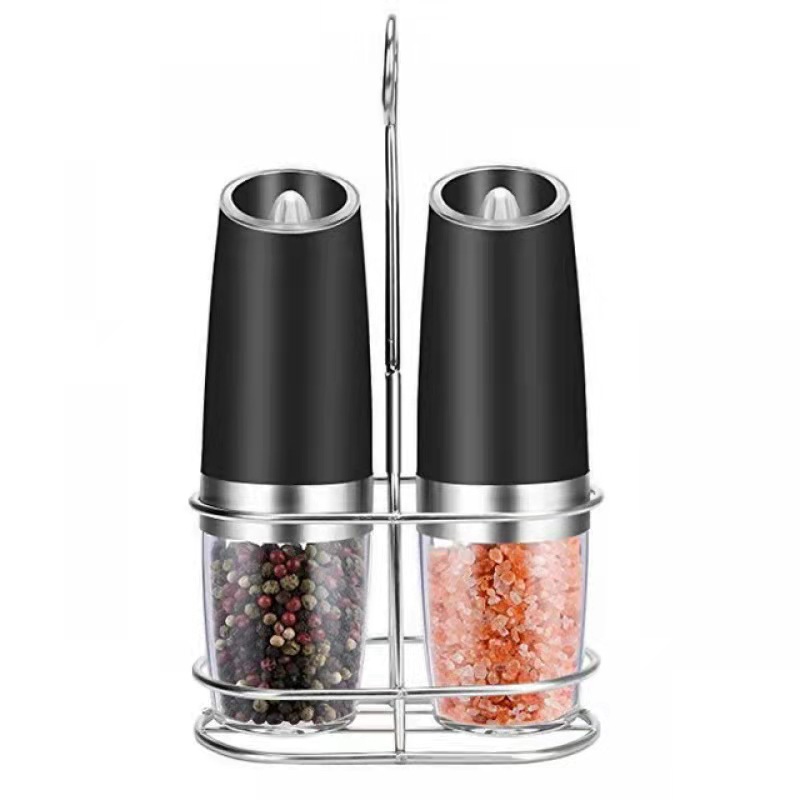 Gravity induction grinder gravity induction mini smart salt pepper grinder electric grinding pepper