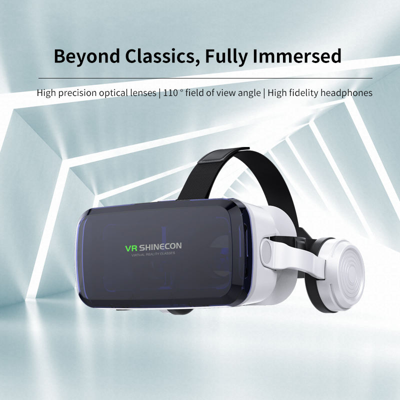 VR glasses headset model headset virtual reality 3D panoramic 360 mobile theater