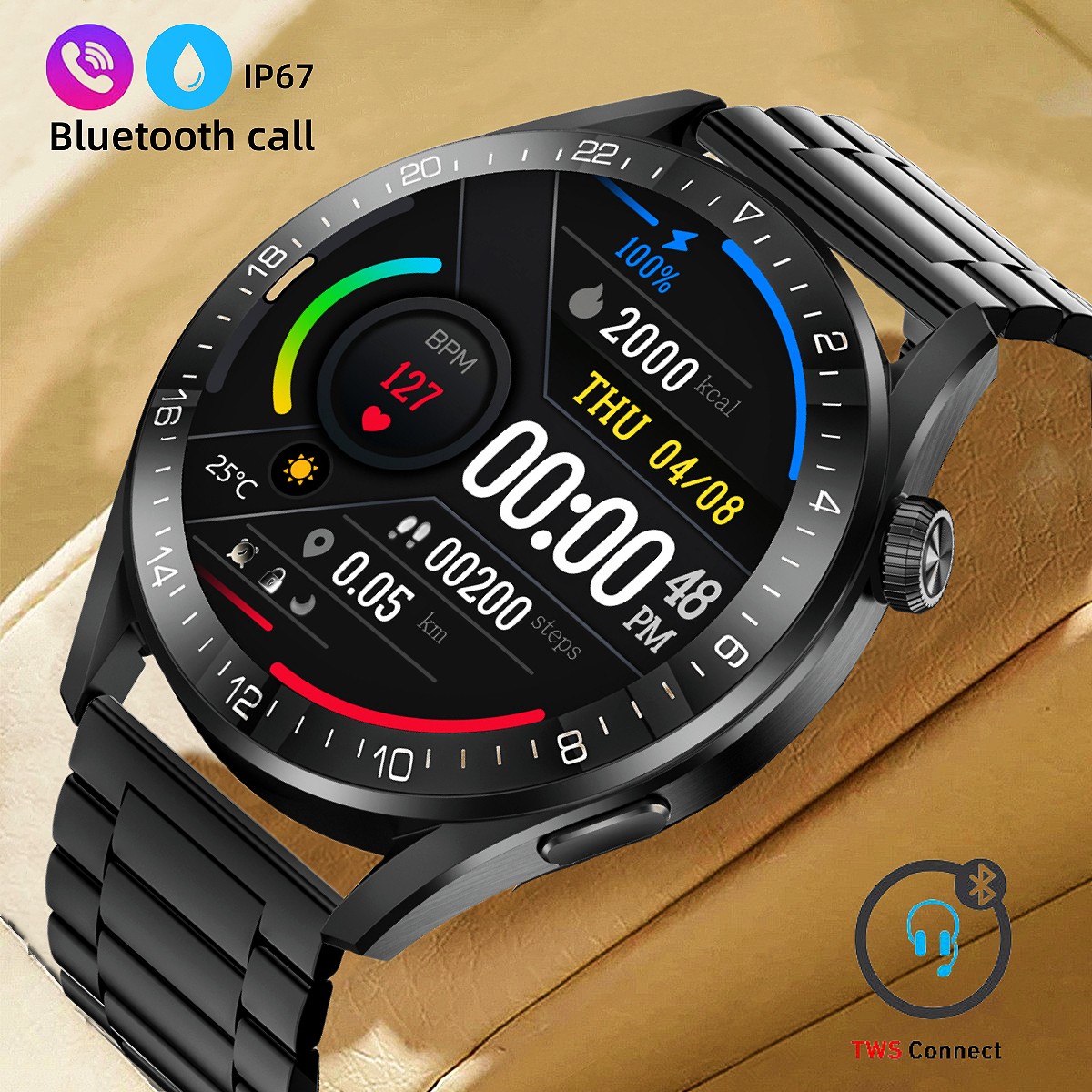 SK13 Newly Upgraded AI Smartwatch GPS Location