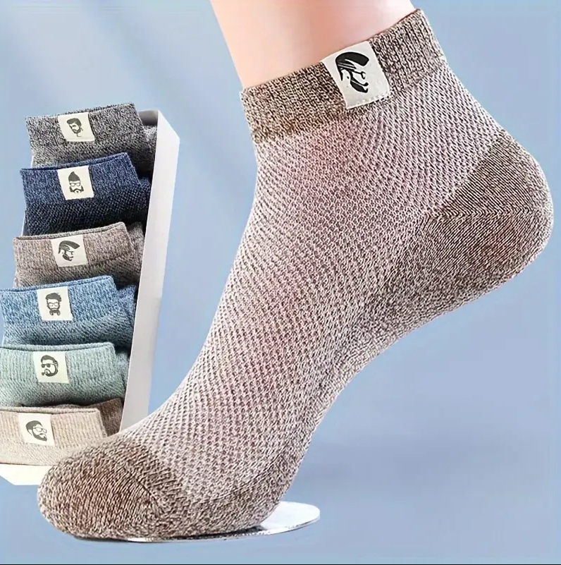 Breathable Anti-bacterial Deodorant Socks [ Buy 5 Free 5 ]