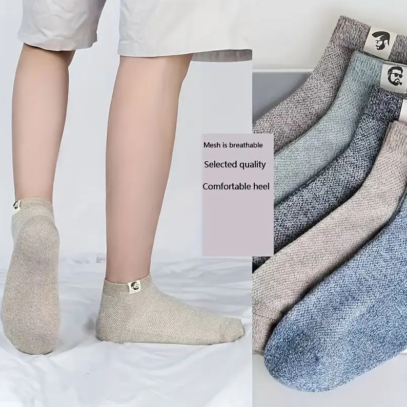 Breathable Anti-bacterial Deodorant Socks [ Buy 5 Free 5 ]