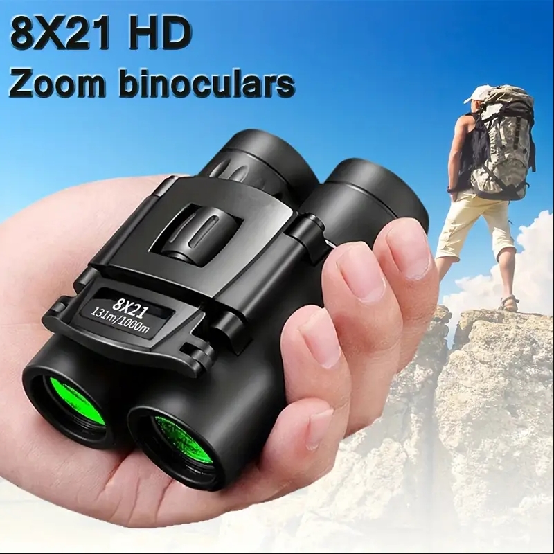 Powerful Binoculars, Long Range Telescope, HD Zoom Portable Folding Binoculars For Outdoor Tourism Camping